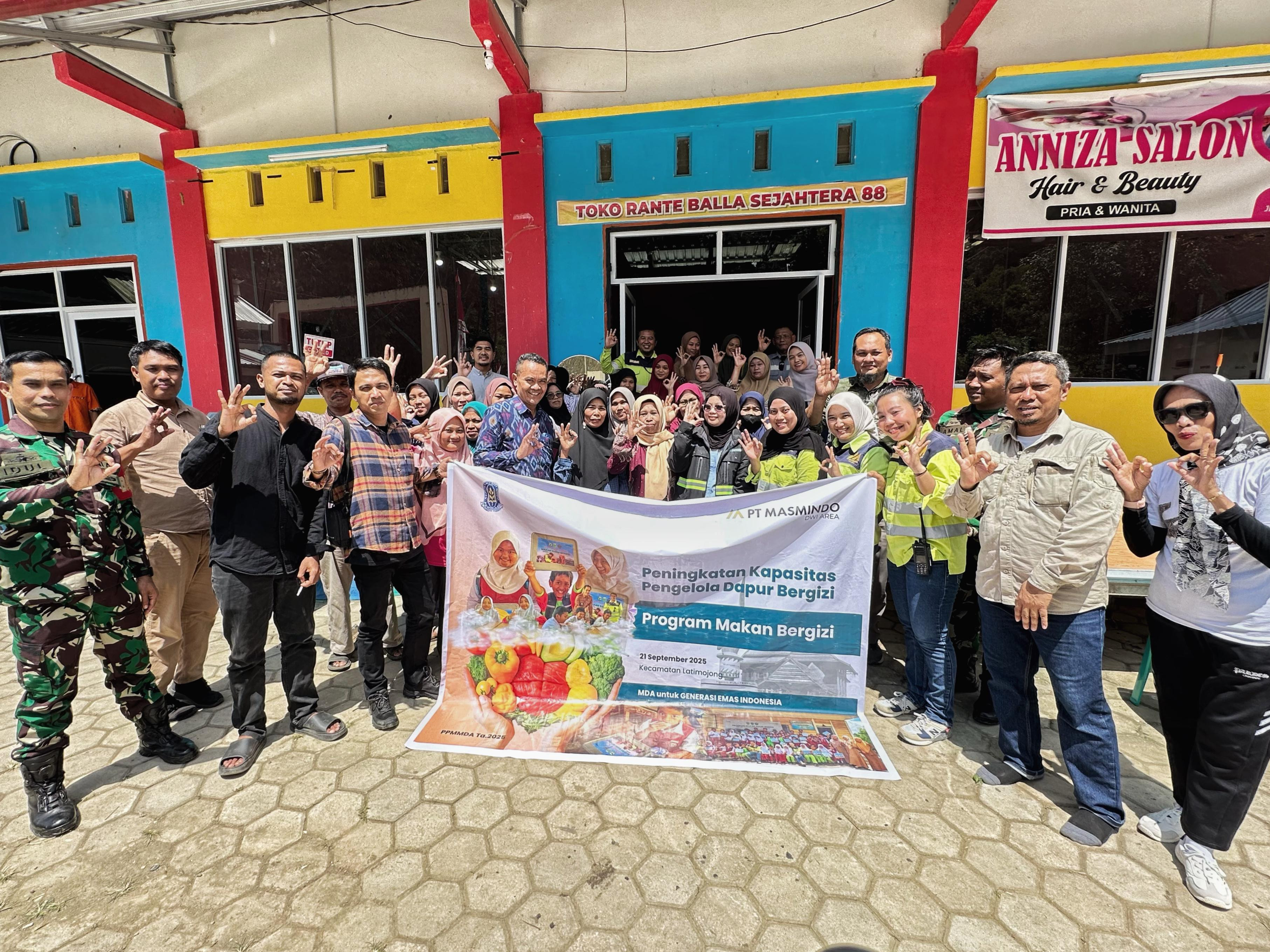 Masmindo Tingkatkan Kapasitas Pengelola Dapur Bergizi, Perluas Program Makan Siang Bergizi ke Enam Sekolah di Latimojong